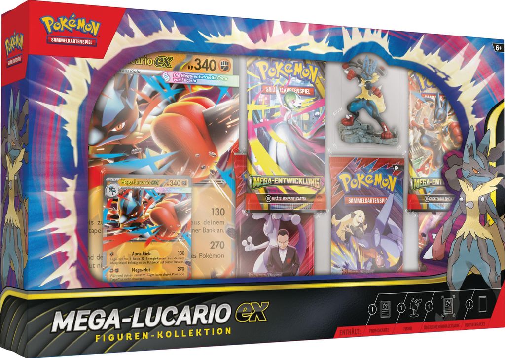 Kolekce figurek POKÉMON 11700 Mega Lucario Obrázek produktu 
