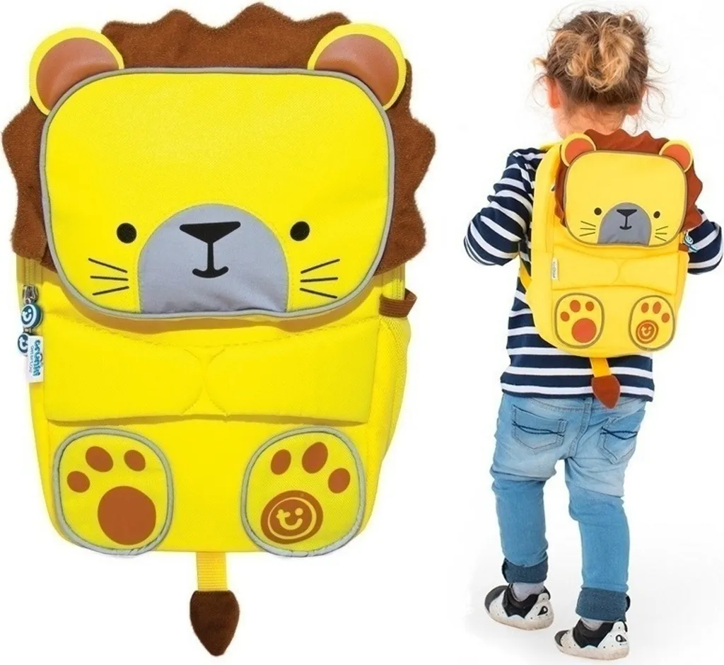 Sac à dos anti-perte pour enfant actif Trunki Toddlepak Lion jaune