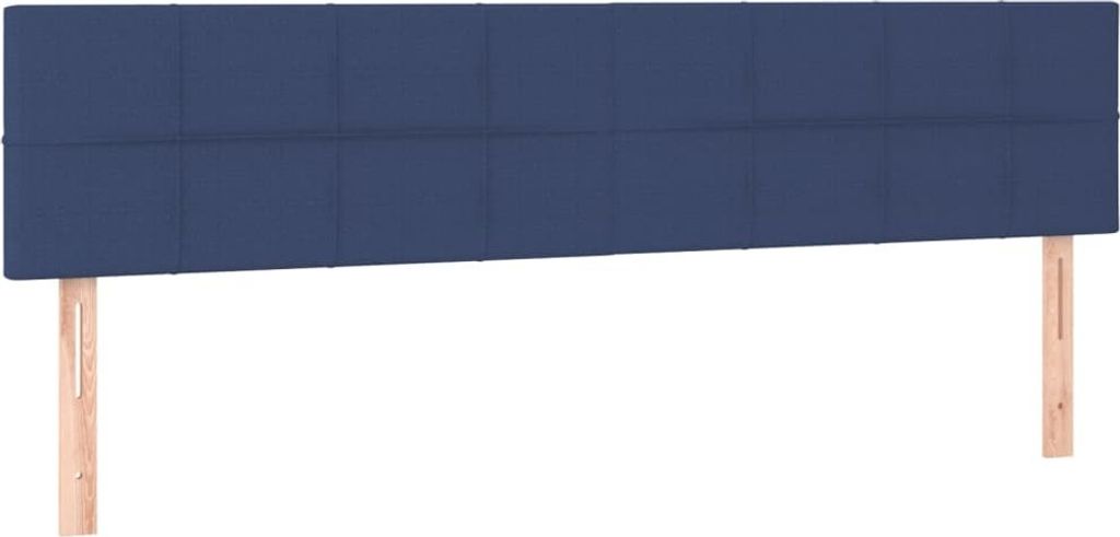Möbel Kopfteile 2er-set - multifunktional& Moderne - Blau 100x5x78/88 cm Stoff - Kopfteile CLORIS3487437