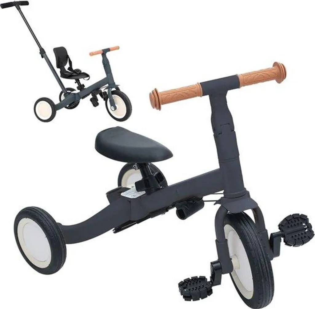 Tricycle enfant 18 mois avec siège réglable et roues silencieuses