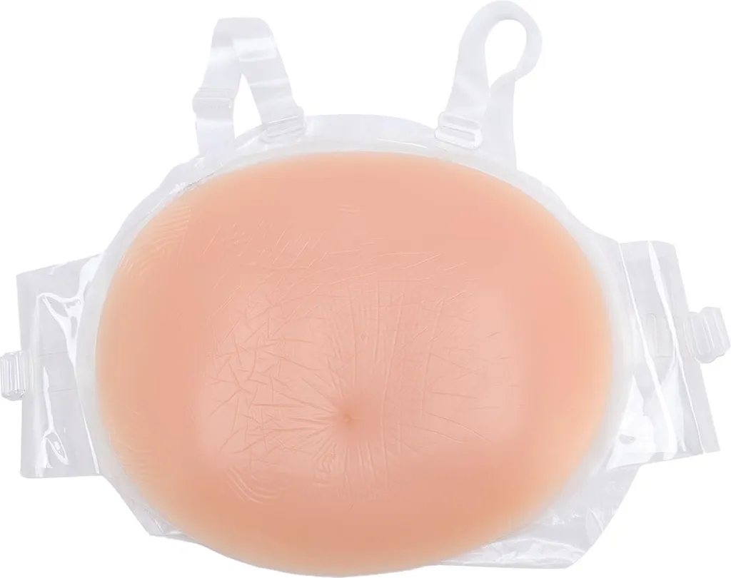 Ventre de grossesse en silicone avec lanière réglable Taille L - Réalisme