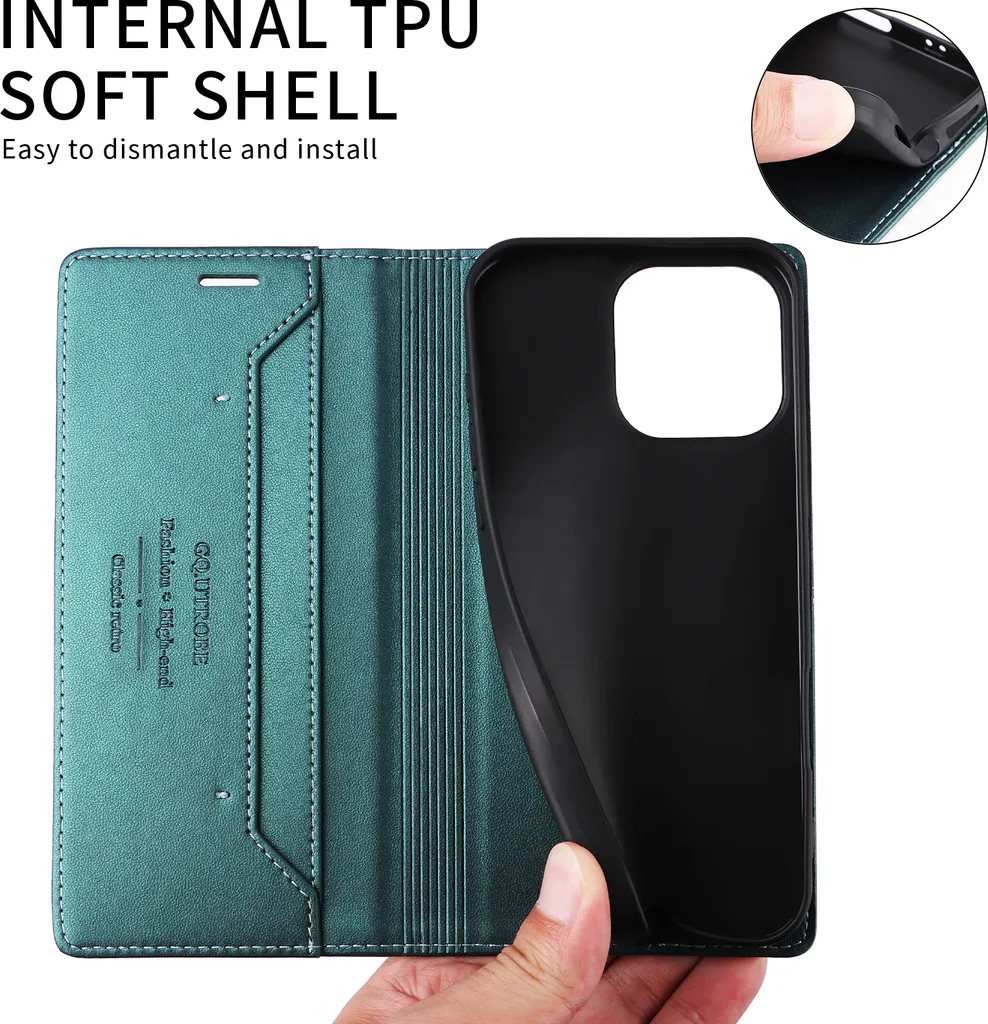 Custodia Flip Xiaomi 11T Pro Verde - Cover Magnetica Slim con Supporto - 7