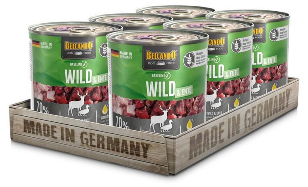 BELCANDO Baseline Wild & Ente 6x 800g Produktbild 