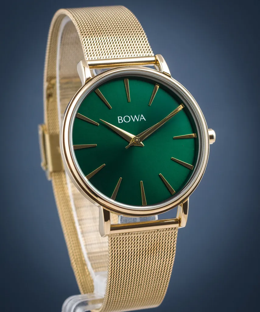 Montre femme Bowa Prague boîtier ultra plat acier inoxydable étanche