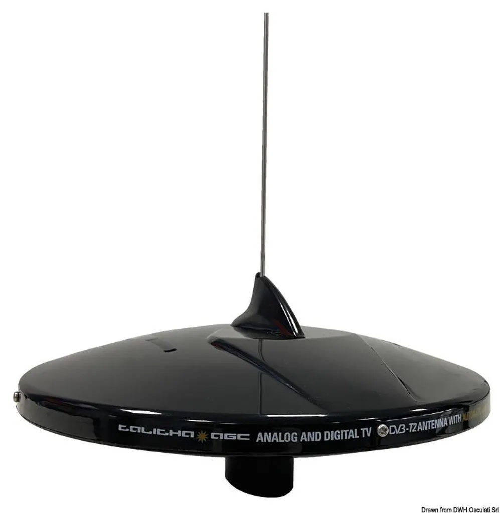 Antenne TV Talitha AGC Noire avec Gain Automatique - Glomex 29.926.21