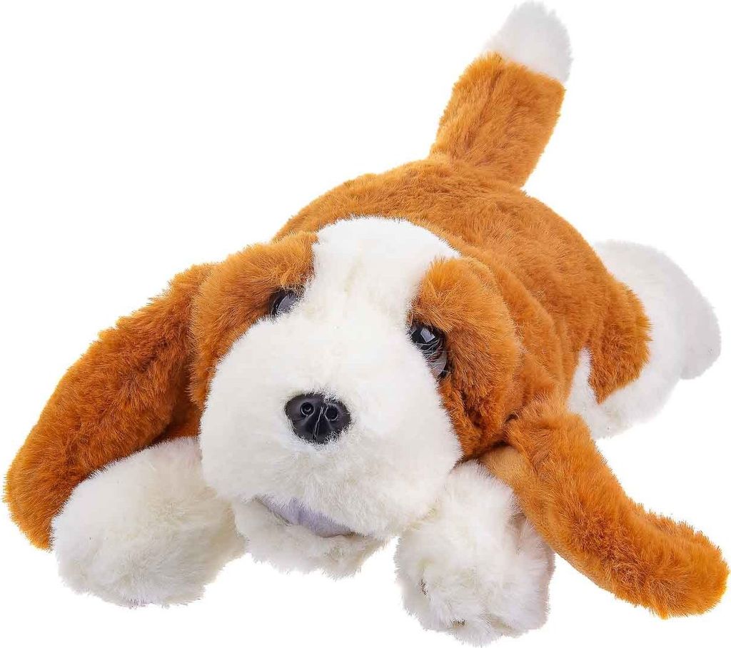 Edco Plüschtier "Bernhardiner" 12686 Hund liegend ca. 28 cm Produktbild 