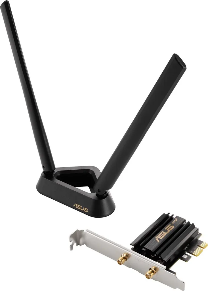 Carte WiFi 6E ASUS PCE-AXE59BT PCIe Tri-Band AXE5400 et Bluetooth 5.2