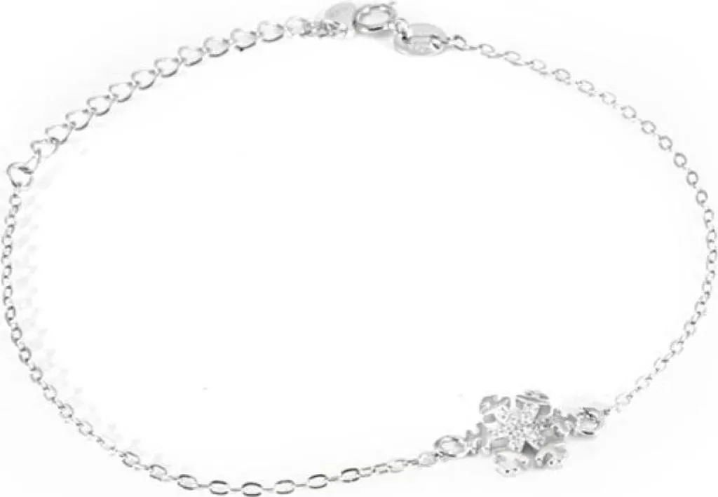 Gourmette en argent véritable AGB637/21 de 21cm pour un style intemporel