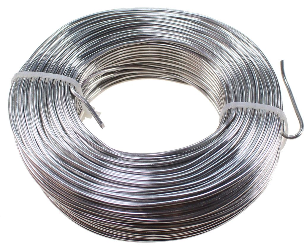 60m Aluminiumdraht Ø 2mm Aludraht Basteldraht Dekodraht Produktbild 