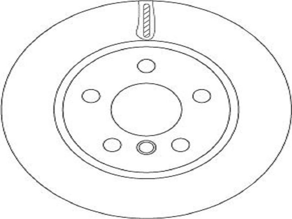 Bremsscheibe TRW DF6799