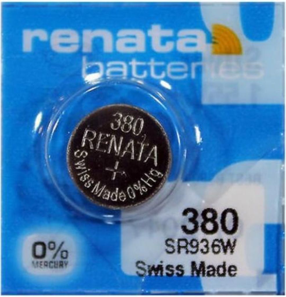 Batteria Renata 380 SR936W per Orologi 1.55V Immagine del prodotto 