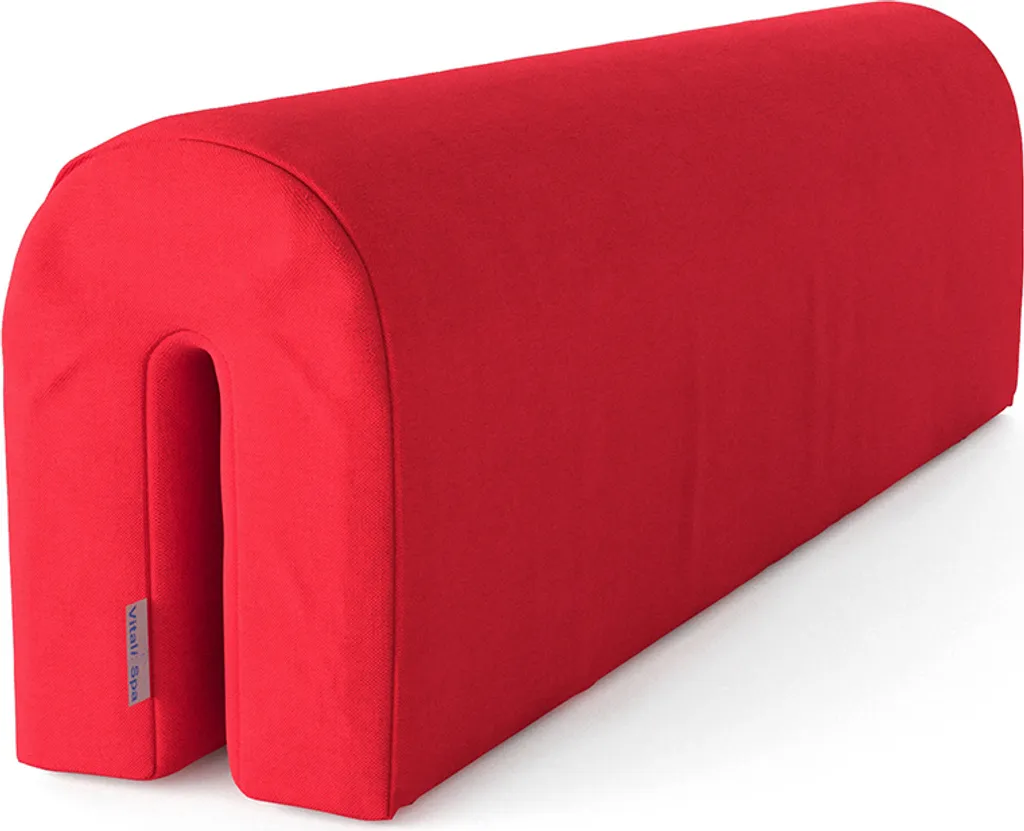 Tour de lit bébé rembourré Vitalispa - Rouge 70x20cm Réf. 34409