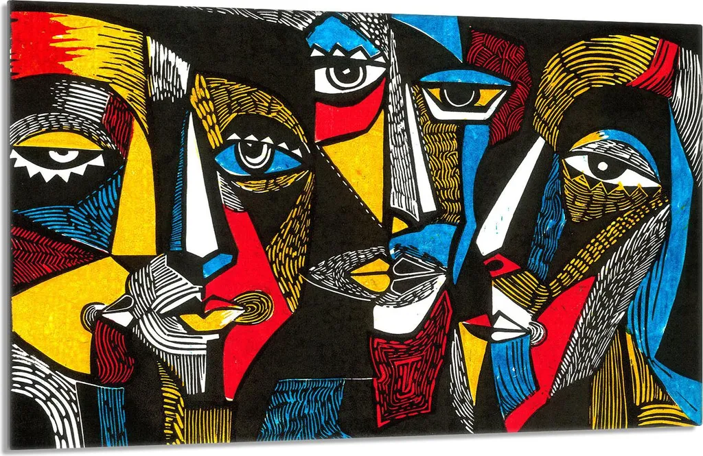 Piastra Copri Fornelli 80x52cm Ceramica Astratta - Protezione Piano Cottura