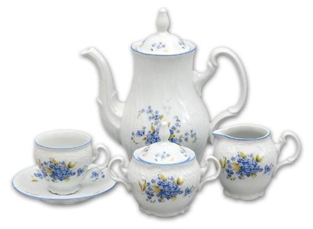 Kaffeeservice aus Porzellan, Bernadotte, Karlsbader Produktbild 