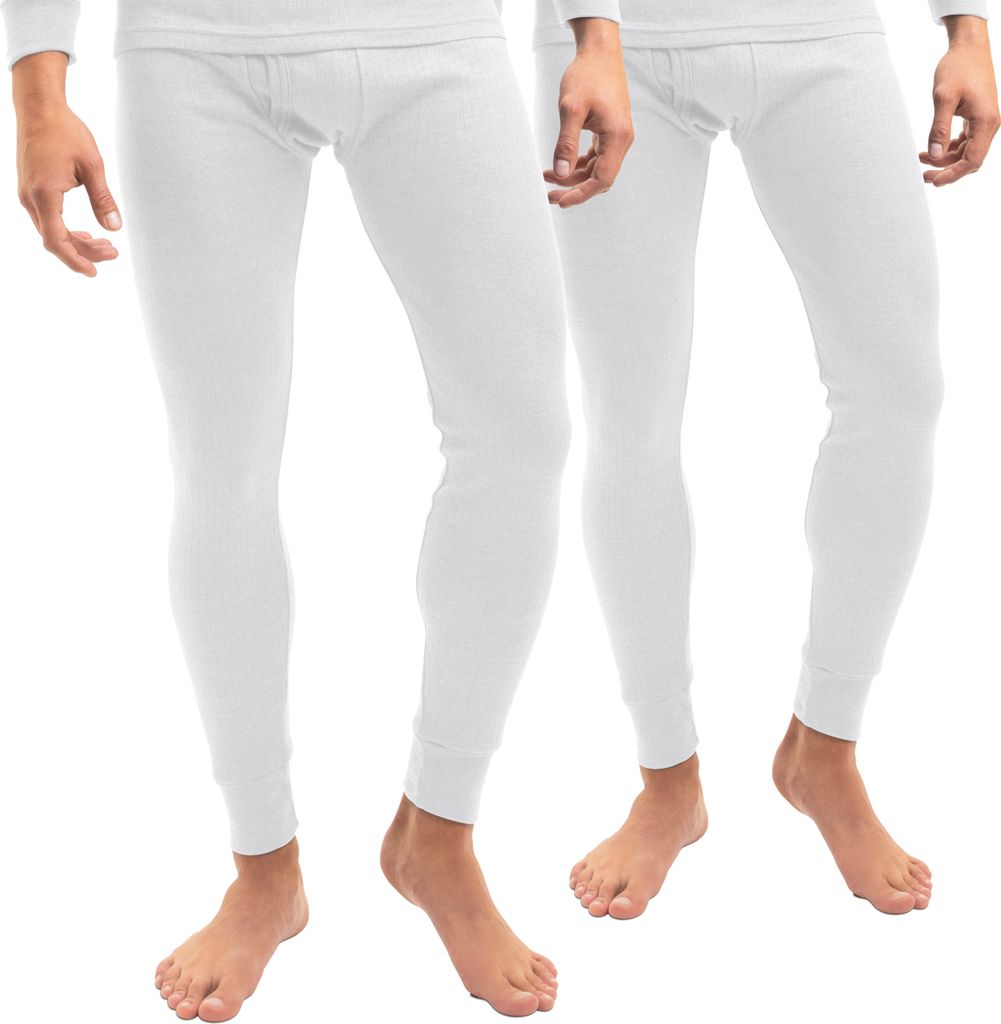2er Pack Herren Ski-Thermo Unterhose - Weiß XXL