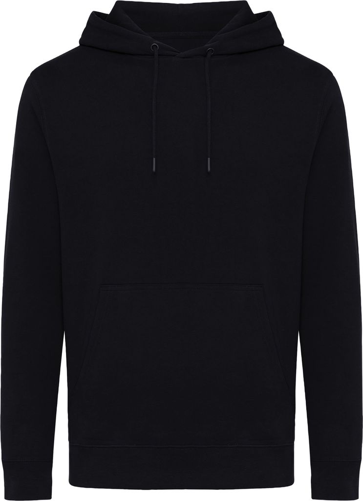 Iqoniq - "Rila" Kapuzenpullover Leicht für Herren/Damen Uni XD983 (L) (Schwarz)