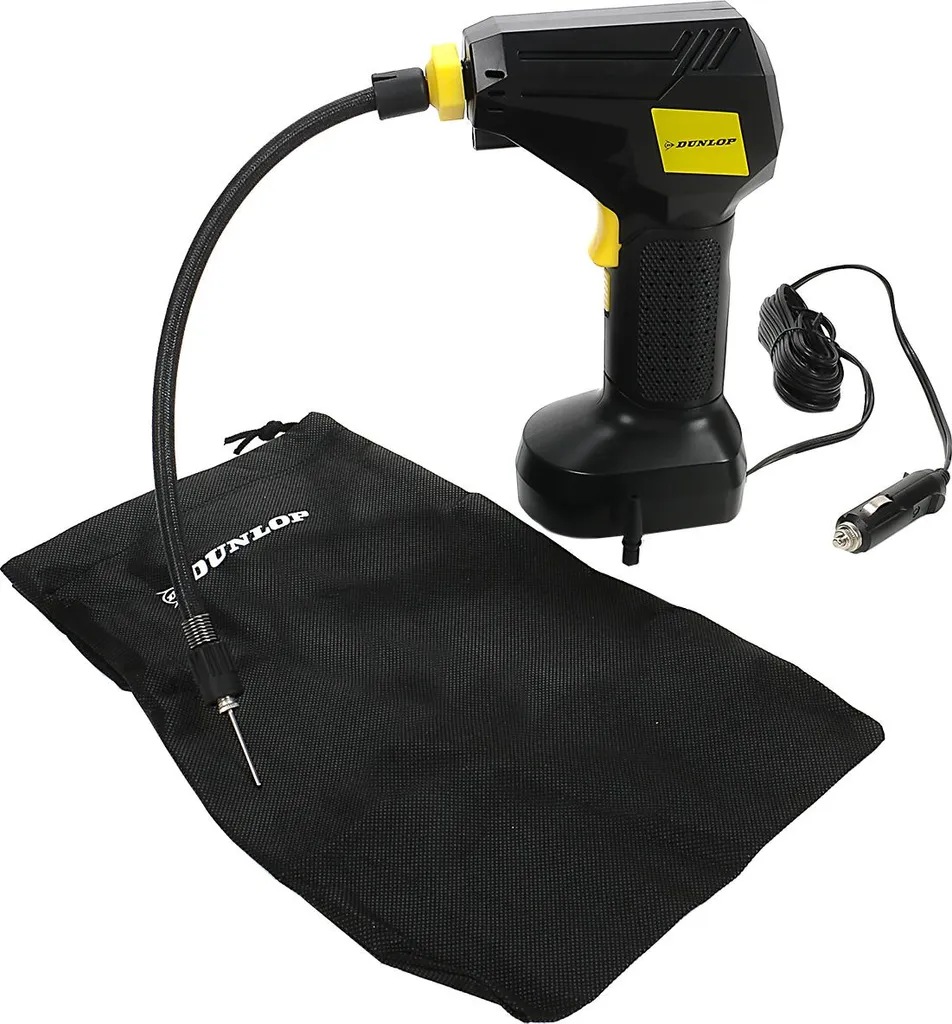 Mini compresseur 150 PSI Dunlop numérique 12V avec kit de gonflage - 10