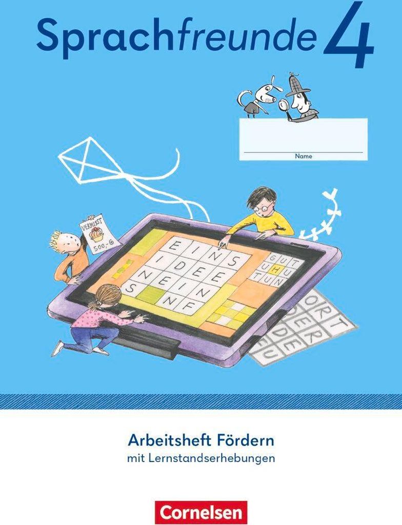 Sprachfreunde 4. Schuljahr. Arbeitsheft Fördern - Östliche Bundesländer und Berlin