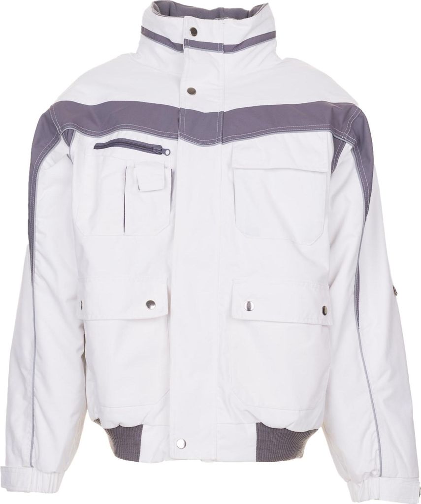 Größe S Herren Planam Plaline Winter Blouson reinweiß zink Modell 2593