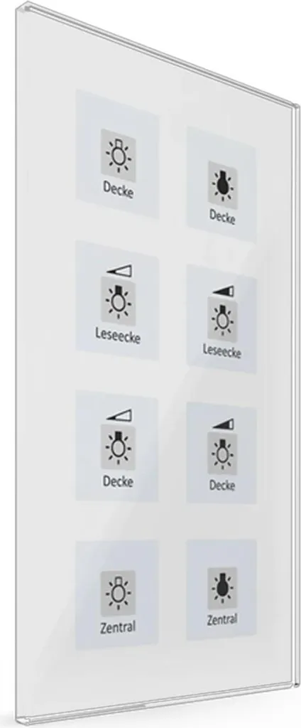 Simplifiez votre domotique avec le bouton KNX 8 touches MDT verre et film