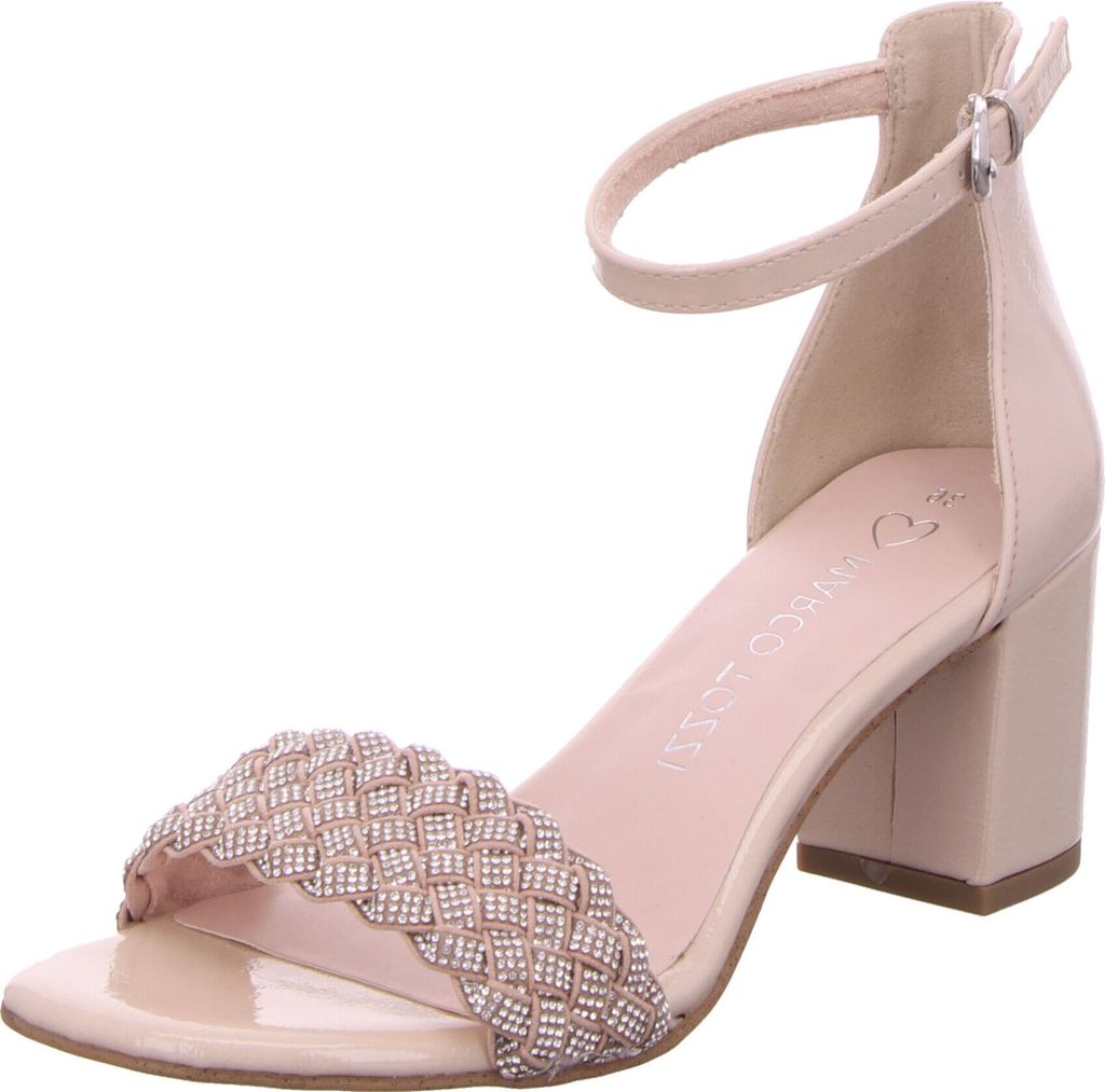 MARCO TOZZI Damen Sandalette geschlossene Ferse Glitzer Produktbild 9