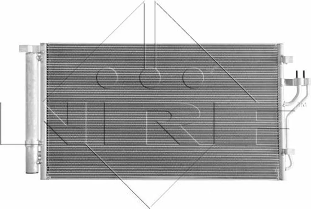 Condensateur de Clim Haute Performance NRF 35998 avec Structure Alu