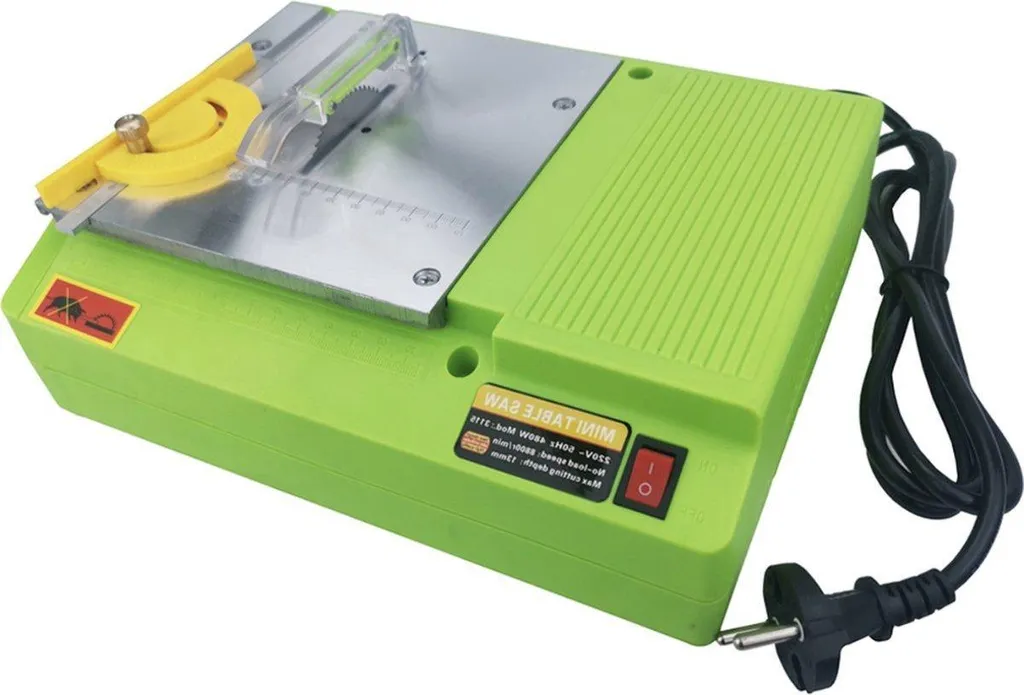 Mini scie circulaire à angle réglable - Précision pour bois et PVC