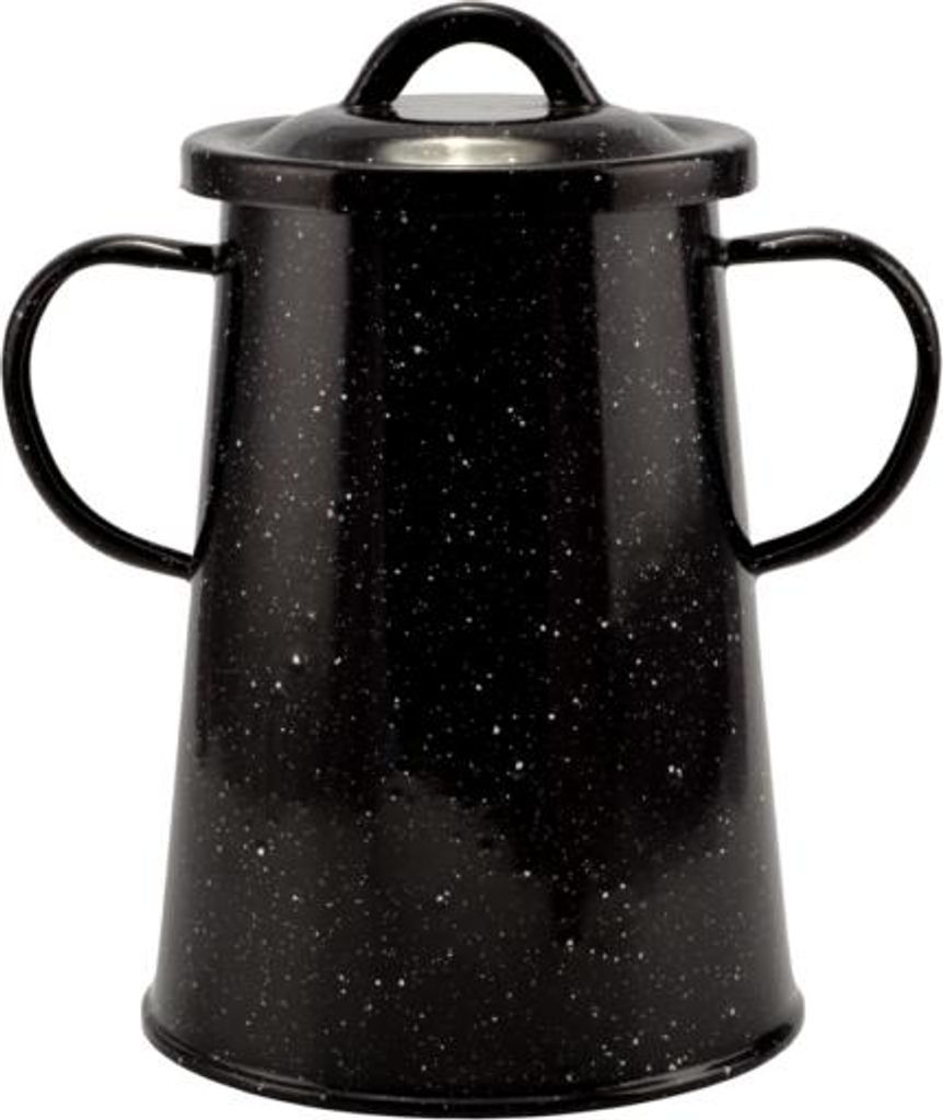 Garnek do smalcu z emaliowaną powłoką, 2 l, 12 cm, czarny, Zdjęcie produktu 