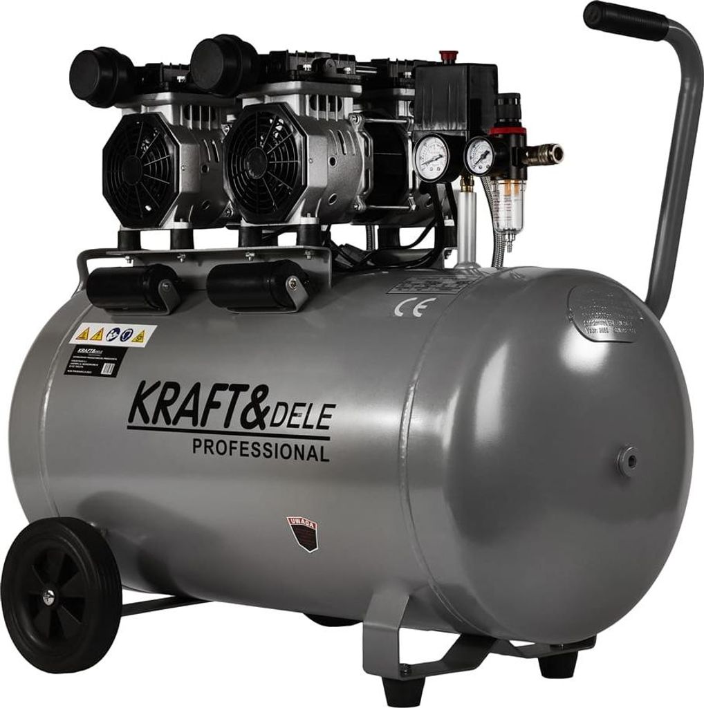 Kraft&Dele KD1398 bezolejový kompresor 100L 2x1500W Obrázek produktu 