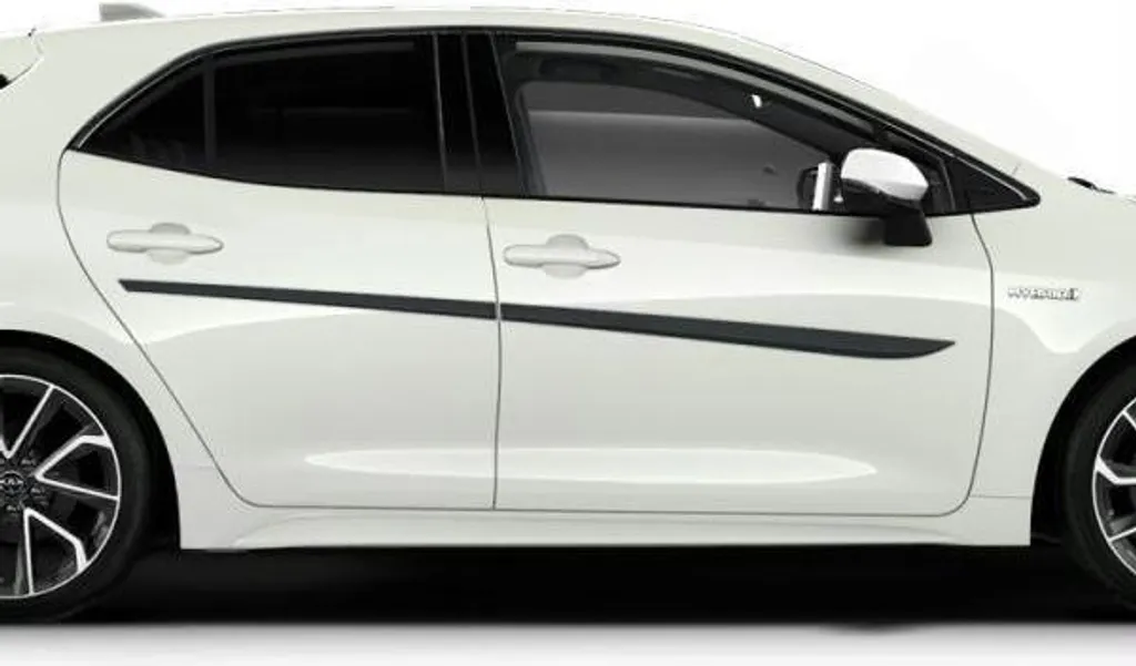 Évitez les chocs de porte sur Toyota Corolla avec Baguettes PW170 Noir