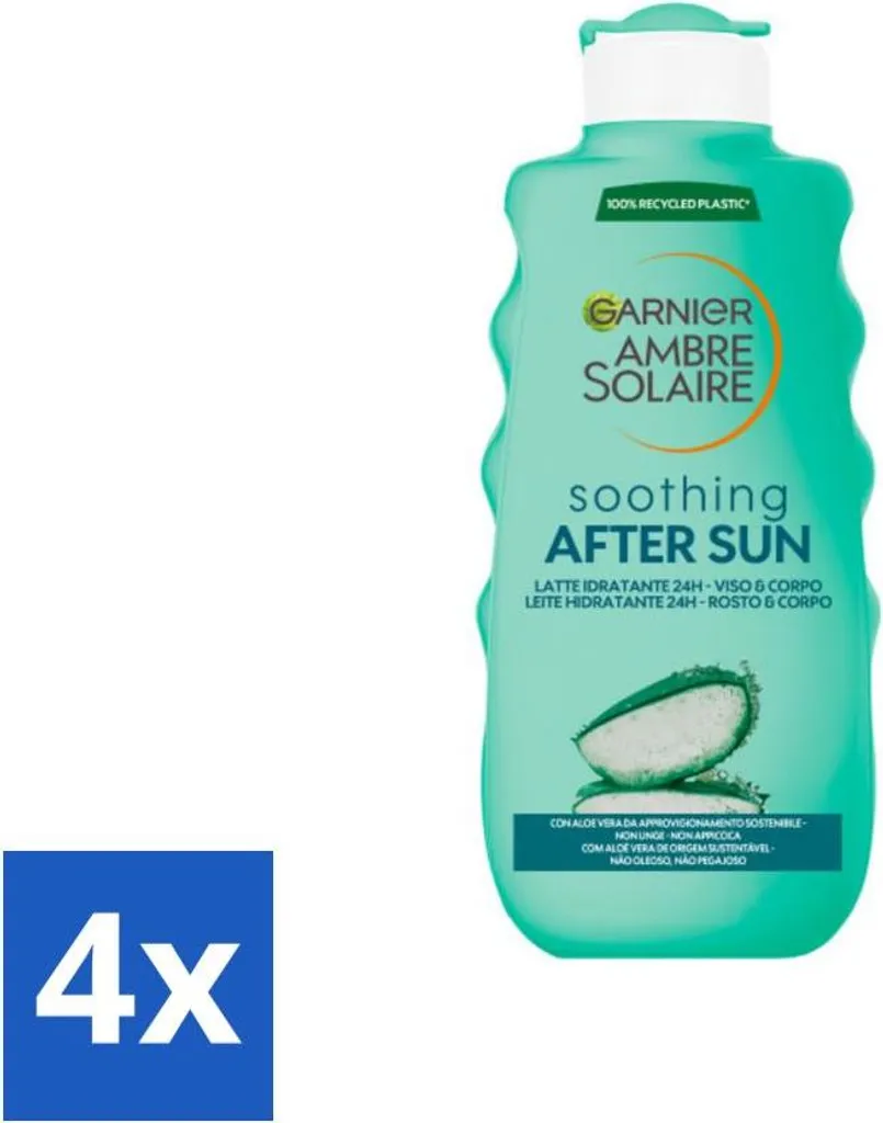Garnier Ambre Solaire Doposole 175ml (Pack 4) - Idratazione 24h