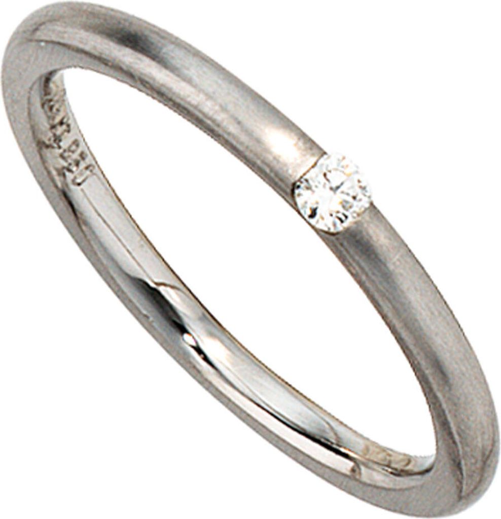Solitär Ring Diamant Brillant 950 Platin Platinring Produktbild 