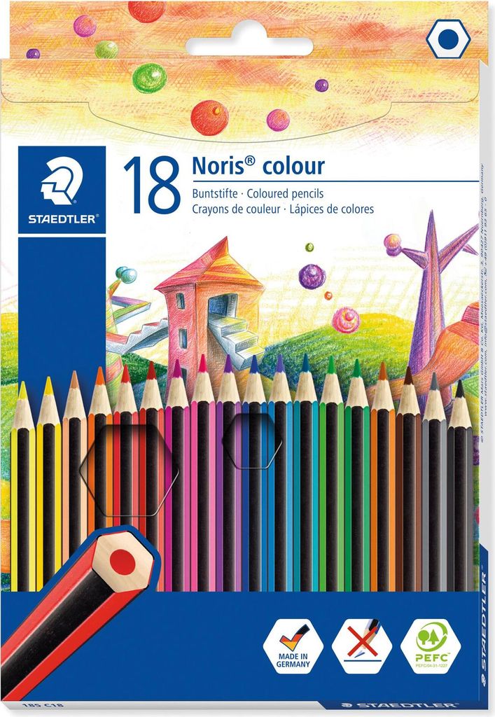 Noris Colour Wopex Bleistifte 18 Farben STAEDTLER Produktbild 10