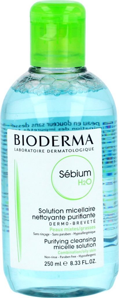 Bioderma Sébium H2O, voor dames, 250 ml, geschikt voor Productafbeelding 