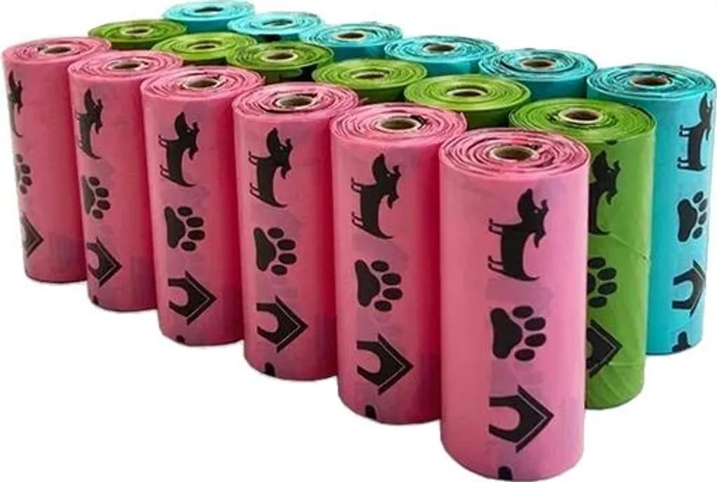 Sacs à déjections canines biodégradables parfumés 270 sacs longue durée