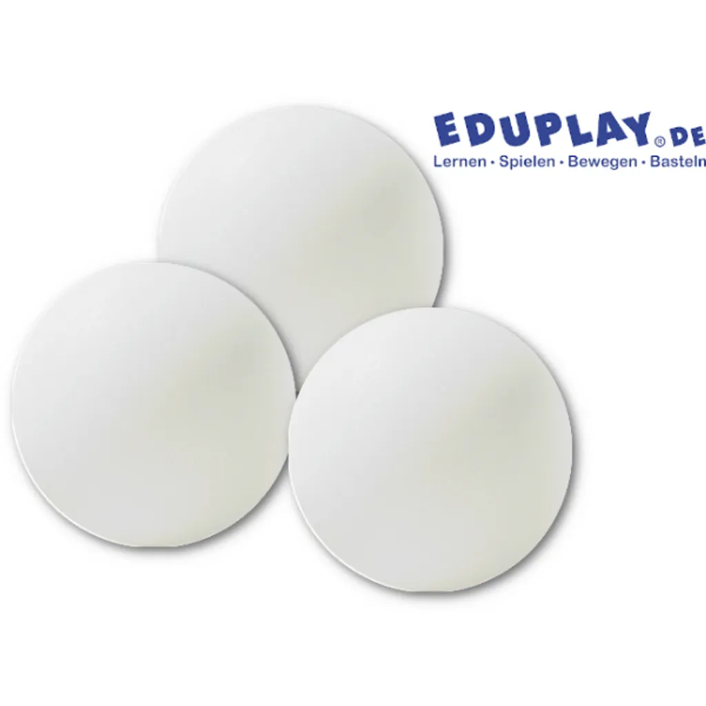 Balles de tennis de table blanches robustes Ø 4,2 cm - Pack économique
