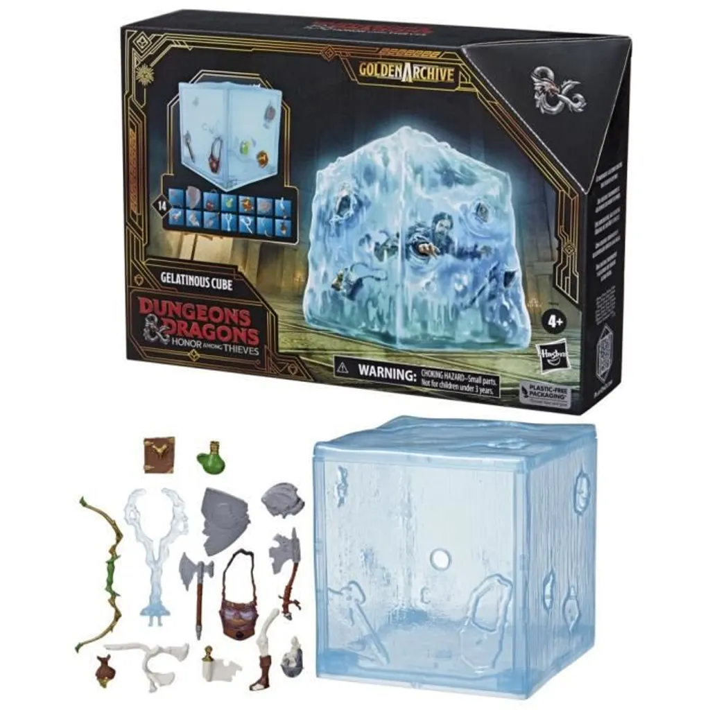 Cube Gélatineux D&D F6370 : Exposez vos Figurines Capturées avec Style