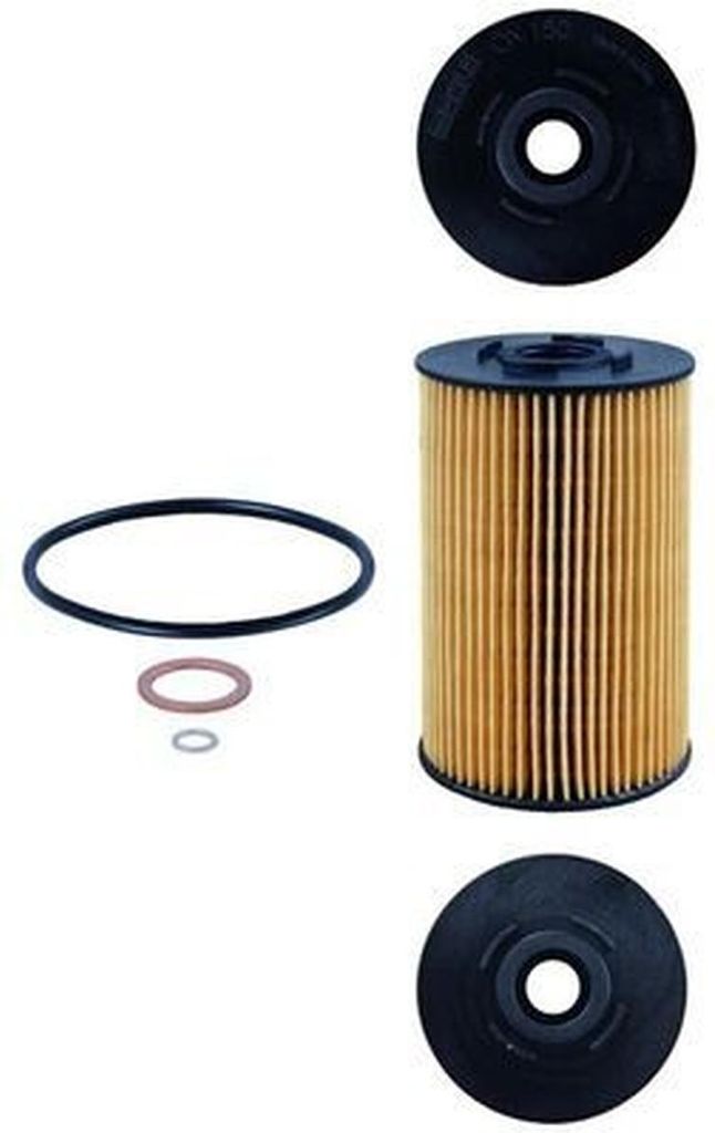 Ölfilter-Einsatz reinigend Ø 83,5 mm MAHLE für u.a. MERCEDES-BENZ LK/LN2