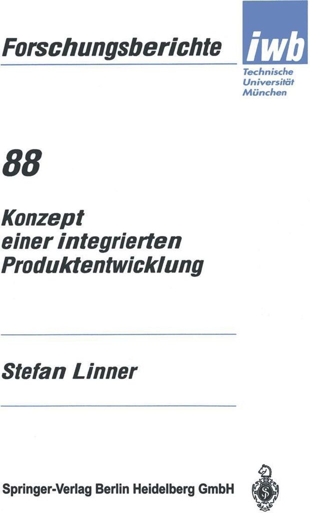 Konzept einer integrierten Produktentwicklung