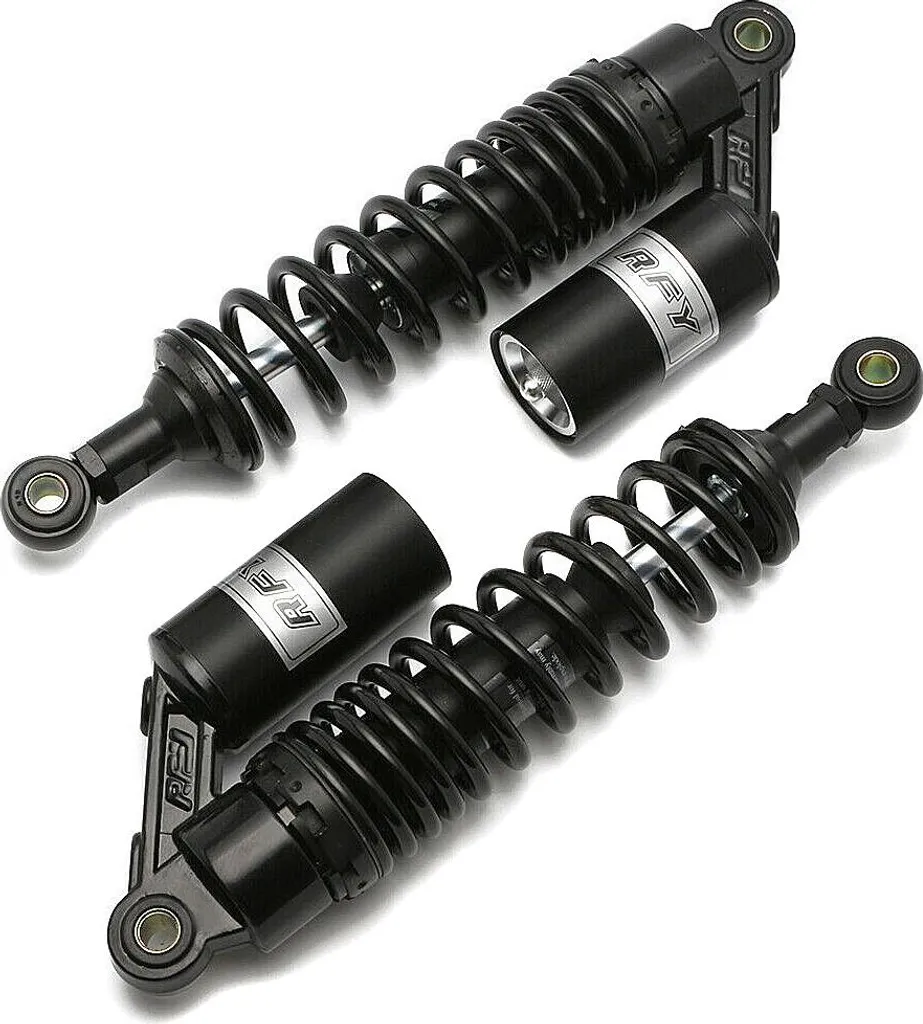 Amortisseur moto 320mm RS2B avec ressort progressif et corps renforcé