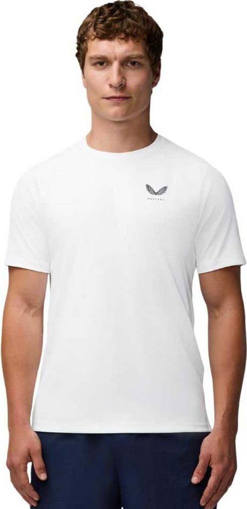 Castore Adapt Kurzarm-t-shirt Weiß S Mann Weiß S