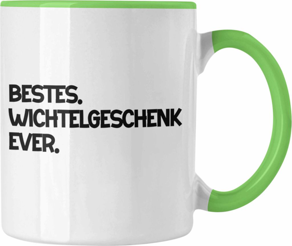 Trendation - Wichtelgeschenk für Frauen Kollegen Geschenk Wichteln Weihnachten Bestes Wichtelgeschenk Ever Xmas Schrottwichteln (Grün)