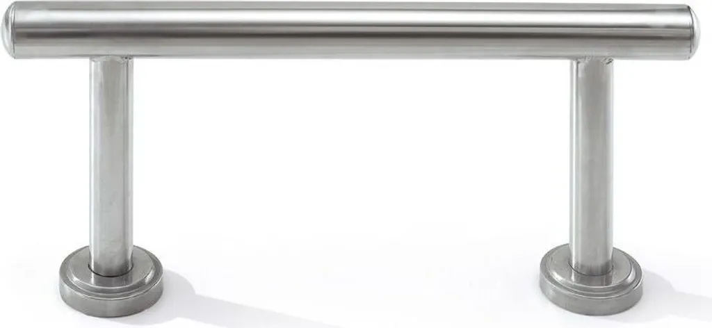 Tabouret de bar Gabbiano 90 Inox robuste avec repose-pieds confortable