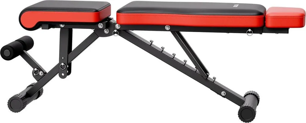 Banc d'exercice complet pliable avec support tête pour musculation Pro - 9
