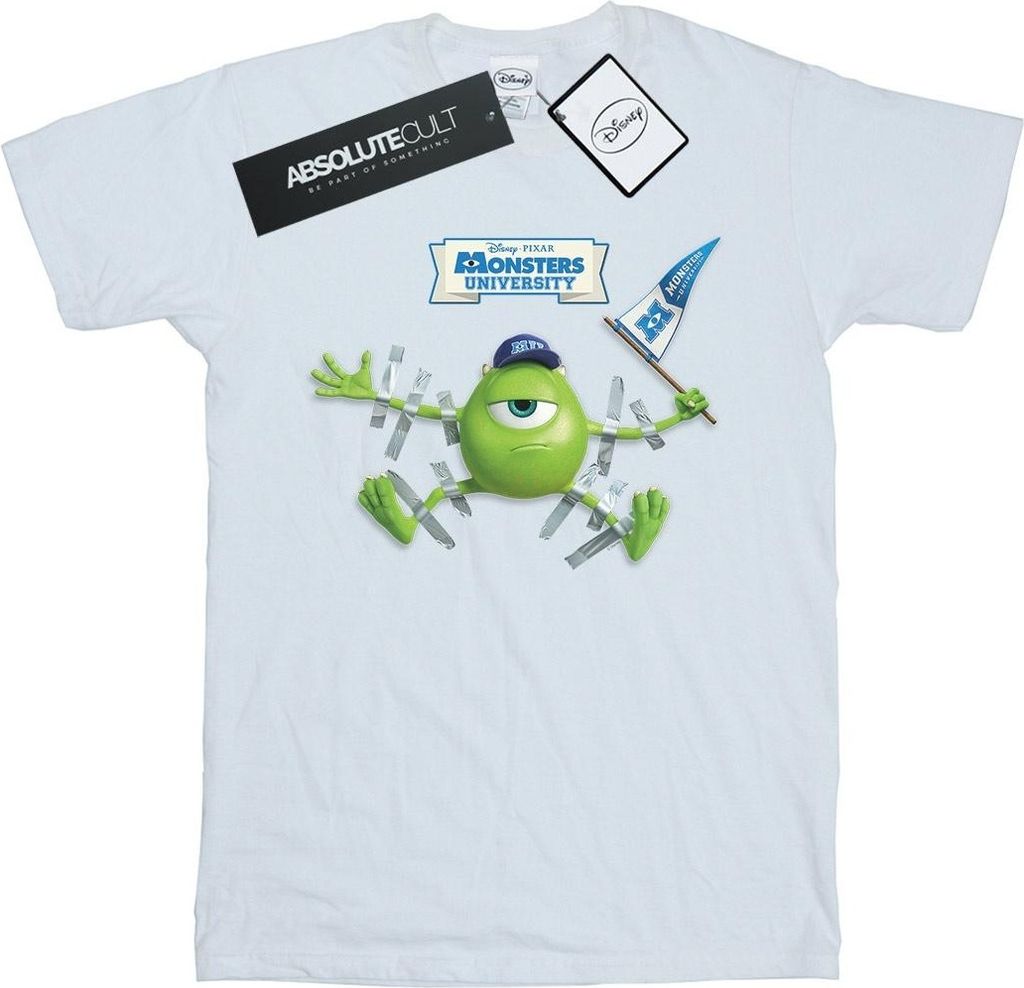 Disney - "Monsters University" T-Shirt für Herren BI19020 (S) (Weiß)