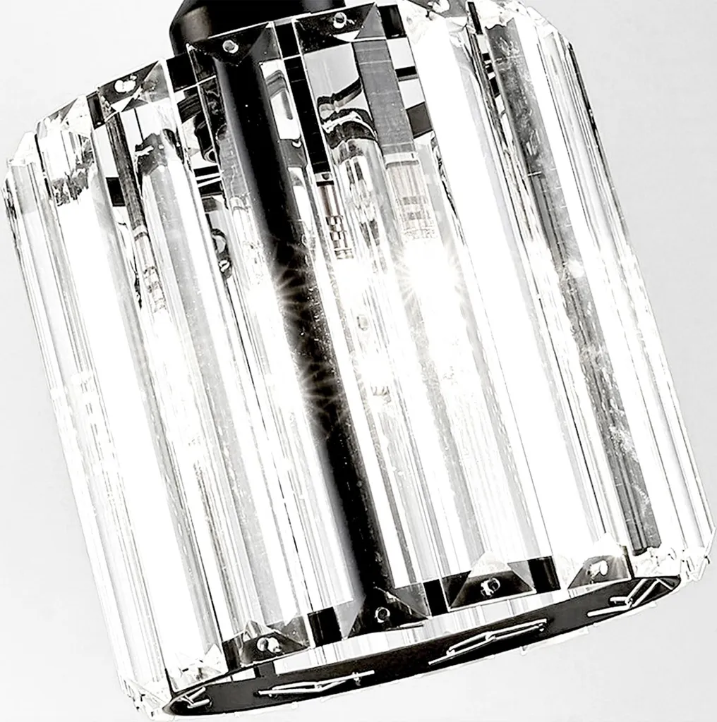 Luminaire Noir Toolight APP511-1CP : Solution Déco pour Plafond Bas ou Haut - 4