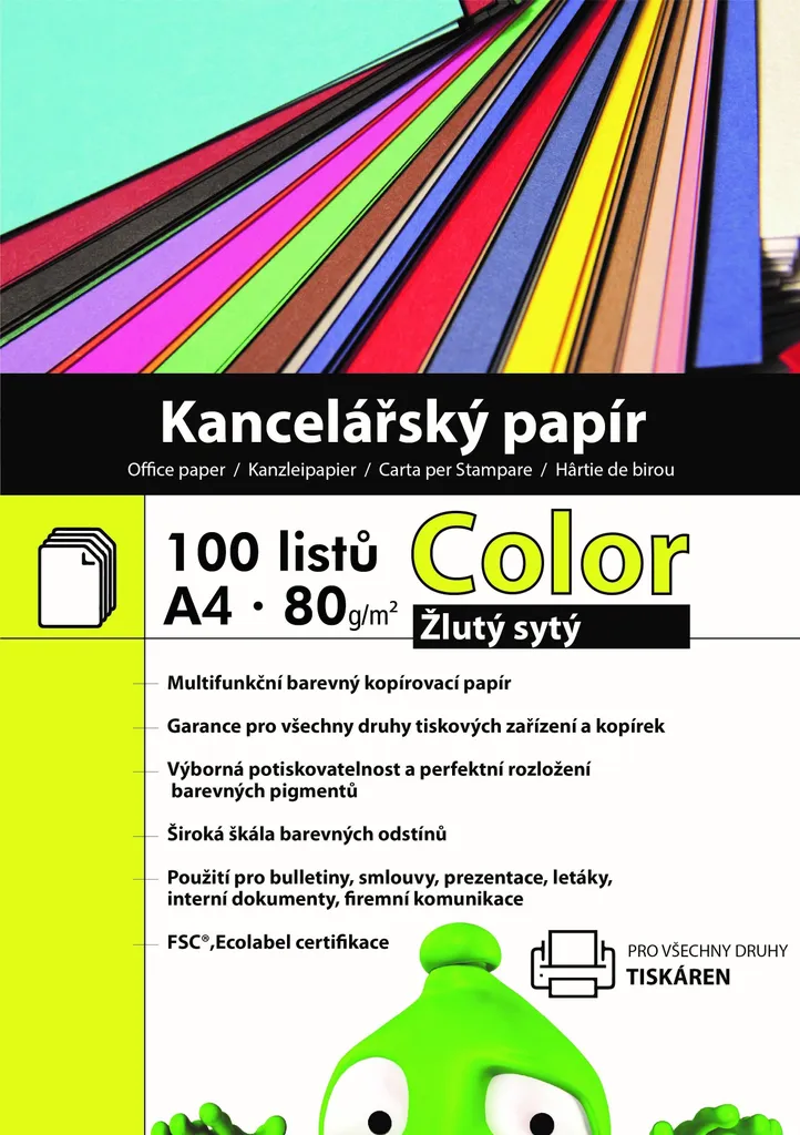 Colore Alza A4 Giallo | Supporto Documenti Ergonomico per Ufficio - 2