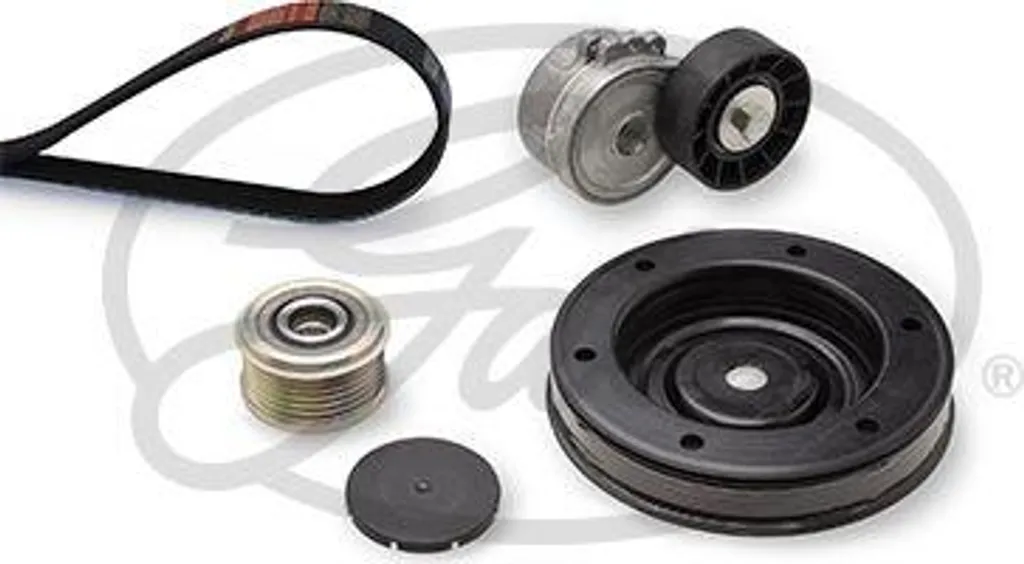 Supprimez les bruits moteur avec le kit courroie Gates K086PK1218 pour C5