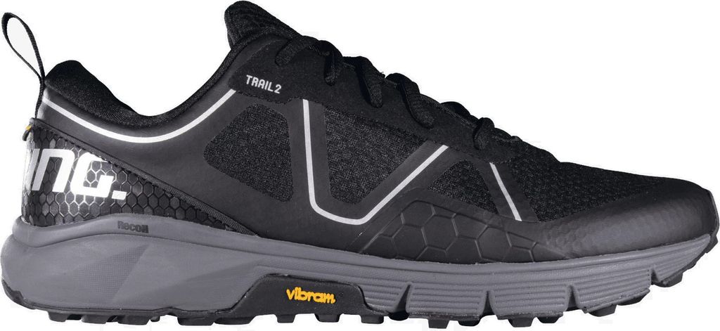 Salming Recoil Trail 2 Outdoor Laufschuhe Sportschuhe schwarz/grau/weiß 1283096-0110, Schuhgröße:45 1/3 EU