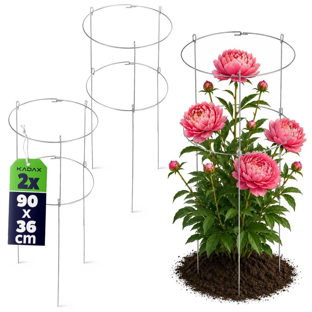KADAX Supporto per piante da fiore 90cm Anello da giardino Immagine del prodotto 
